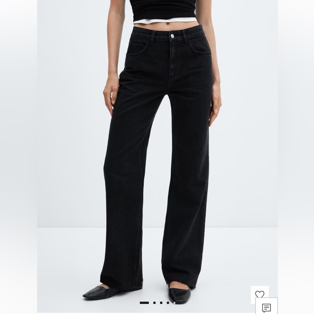 Mango Black Jeans